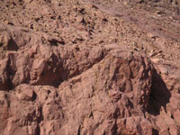 Rocce del deserto del Sinai