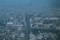 Il Cairo visto dall'alto da un aereoplano